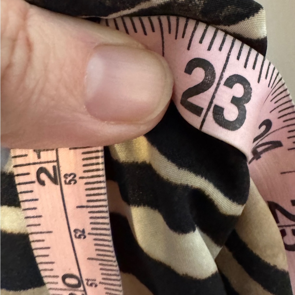 Chico's Brown Black and Tan Zebra Print Jacket/Blazer Size: 3 (XL) - Picture 8 of 15